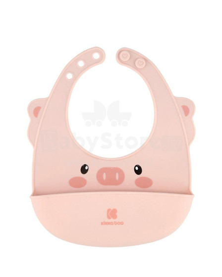 Silicone bib Pink