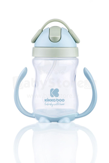 Sippy cup with a straw 300ml Blue