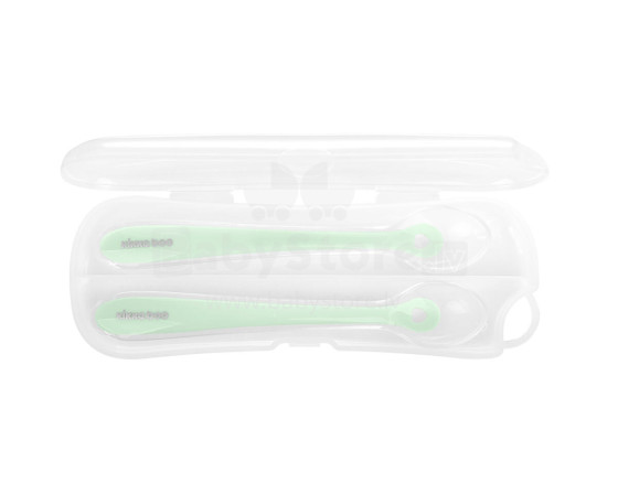 Silicone spoons in a case 2pcs Mint
