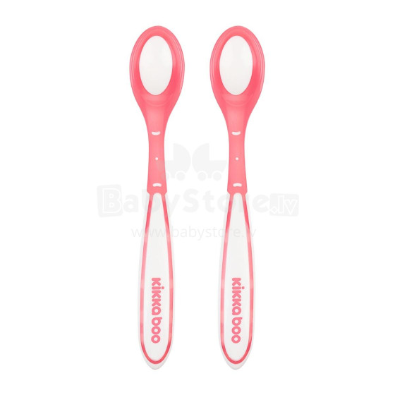 Heat sensing spoons 2pcs Boo Pink