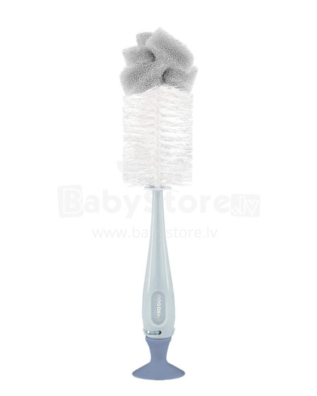 Bottle brush with nipple cleaner 2in1 Blue