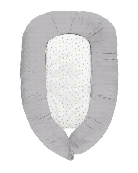 Memory foam bed-nest 3in1 Dots Grey