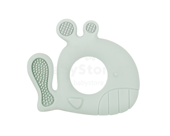 Silicone teether Whale Mint 