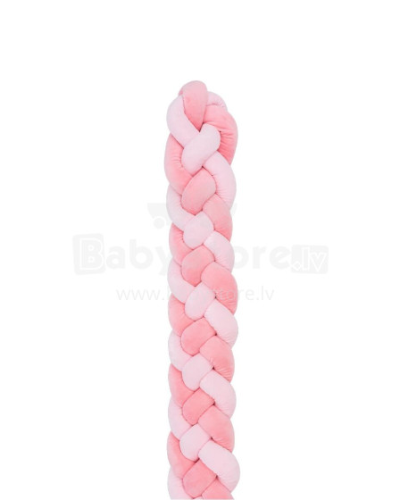 Braided bumper 180cm 4 braids (15cm) Pink