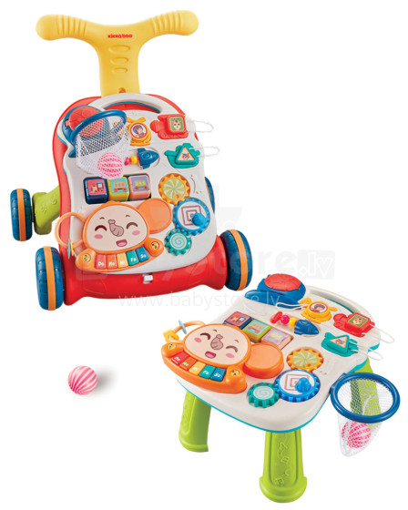 Push Walker 3in1 Play & Grow Red