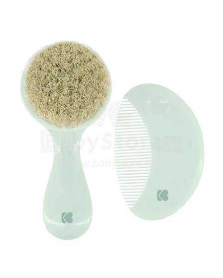 Comb and brush with natural bristles Savanna Mint