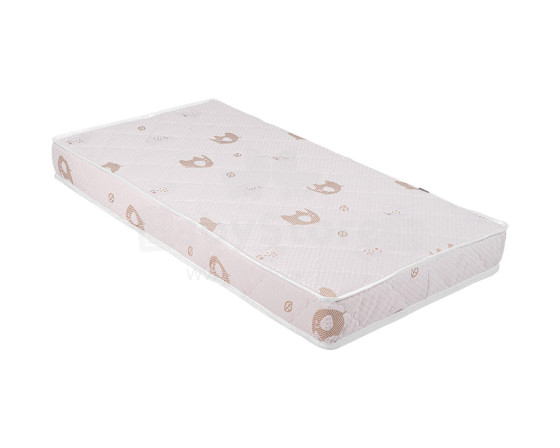 Mattress Memory Comfort Cool gel 60х120х12cm Elephants Pink