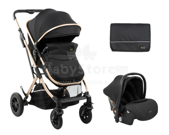 Stroller 3in1 transf. seat Kaia Black