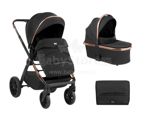 Stroller 2in1 with carrycot Tiffany Black