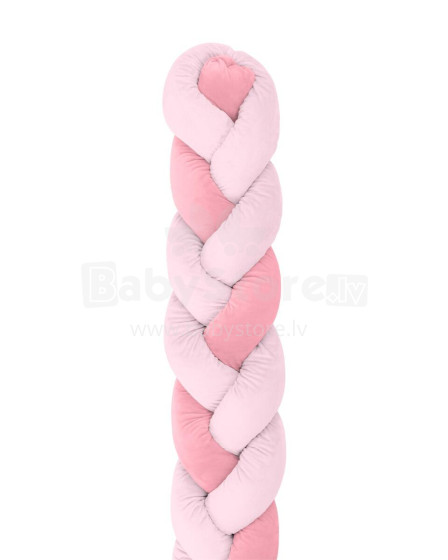 Braided bumper 210cm 3 braids (20cm) Pink