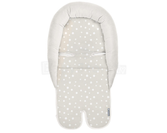 Memory foam car seat support Dots Beige