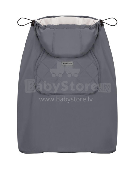 Universal winter cover for carrier and stroller Grey