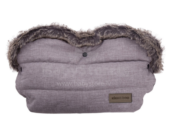 Handmuff Fur Melnage Grey