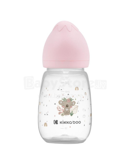 PP feeding bottle 260ml Savanna Pink