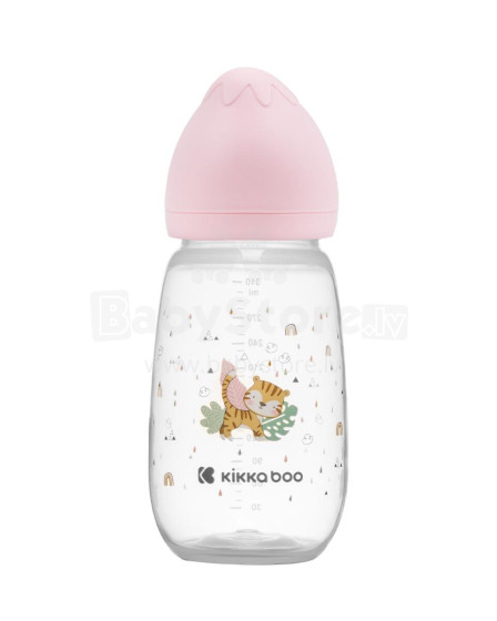 PP feeding bottle 310ml Savanna Pink