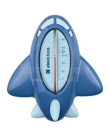 Bath thermometer Plane Blue