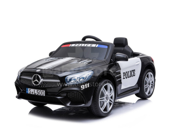 Rechargeable car Licensed Mercedes Benz SL500 Police Black 