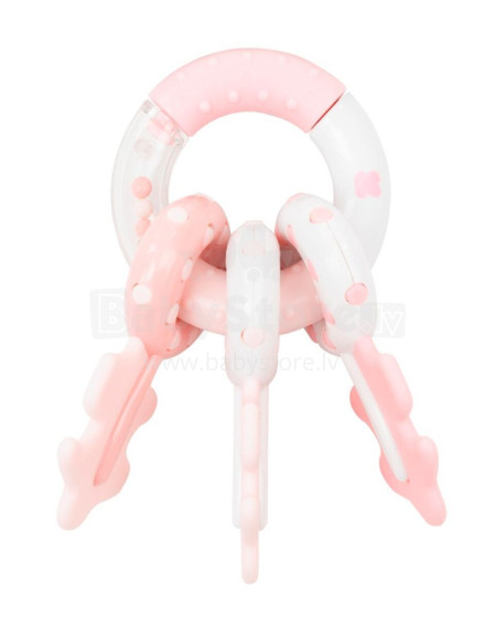 Rattle Key ring Pink