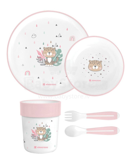 Tableware PP set Savanna Pink 
