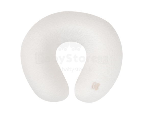 Memory foam travel pillow Airknit White