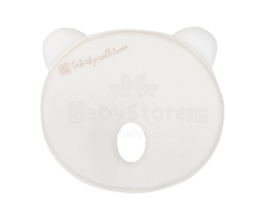 Memory foam ergonomic pillow Bear Airknit White