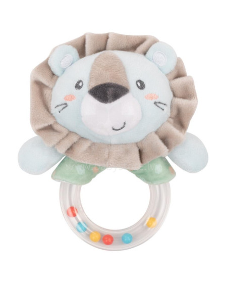 Plush rattle toy Jungle King
