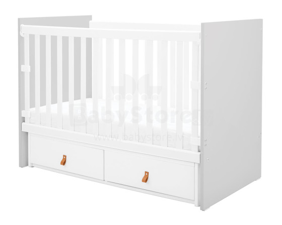 Chipboard baby cot with drawers Hollee Grey