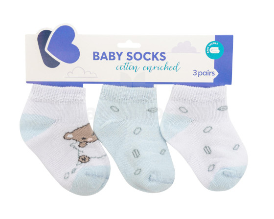 Baby summer socks Dream Big Blue 0-6m