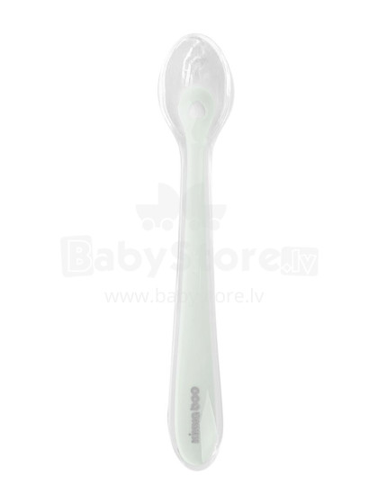 Silicone spoon with case 1pc Mint