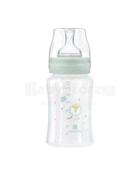 PP feeding bottle 240ml Jungle King Mint
