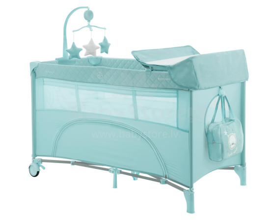 Baby cot 2 levels Nighty Night Mint