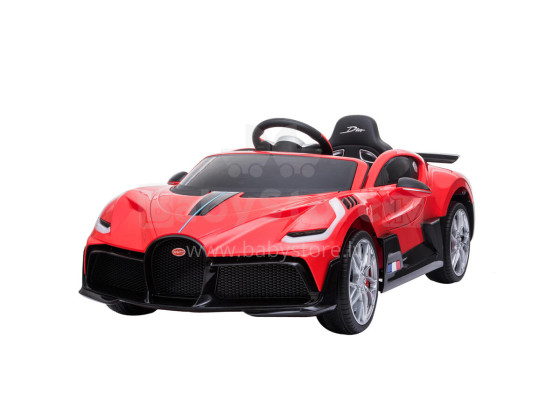 Rechargeable car licensed Bugatti Divo Red