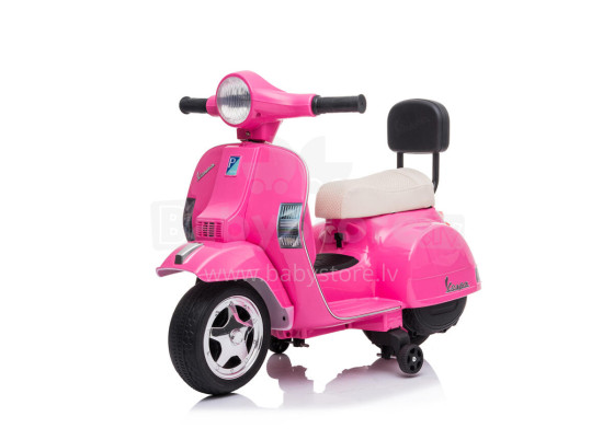 Rechargeable motorcycle licensed Vespa PX150 Pink