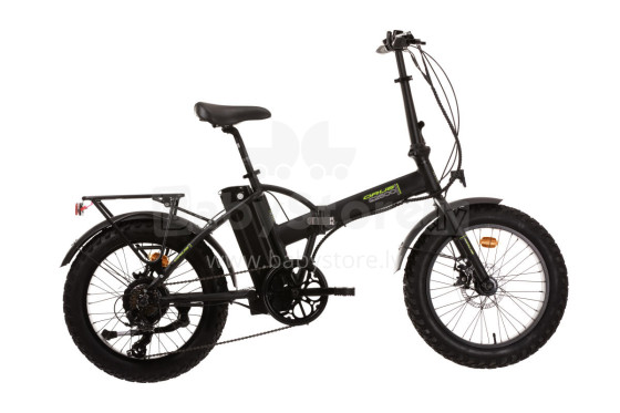 Elektriskais velosipēds ORUS E2500, izmērs 20, melns