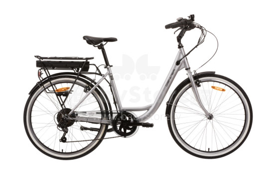 Elektriskais velosipēds DENVER E4300, izmērs 26, pelēks