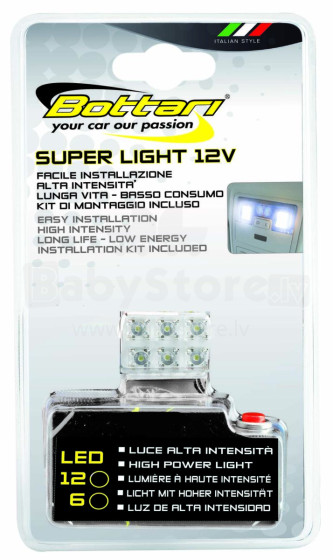 LED panelis SUPER LIGHT, ar 6 gaismas diodēm