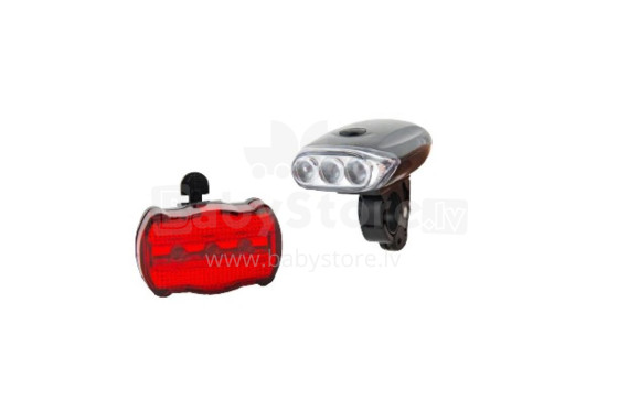 Set of front and rear lights BY-BIKE TWO 3+3