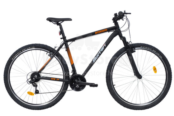 Vīriešu velosipēds 29'' ''BORMIO'', melns/oranž