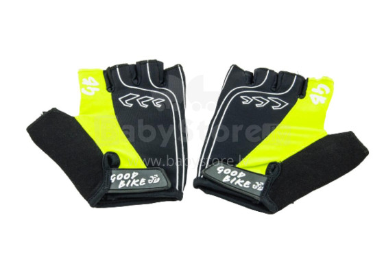 Bicycle gloves D-GRIP, adult, size: XL, lemon/black