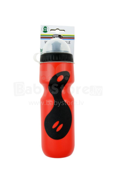 Water bottle ENERGY, red/black