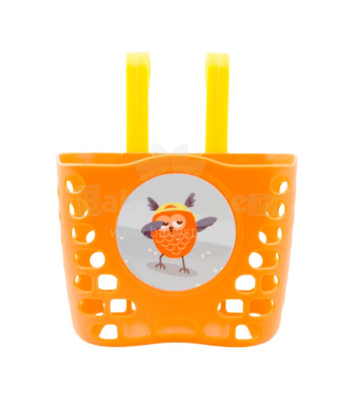 Front basket Q-FIX, orange/yellow