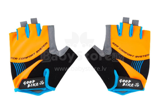 Bicycle gloves FACTOR, adult, size: S, orange/blue