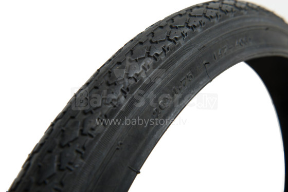 Street bicycle tire CITY 20''x 1.75 JUNIOR, black