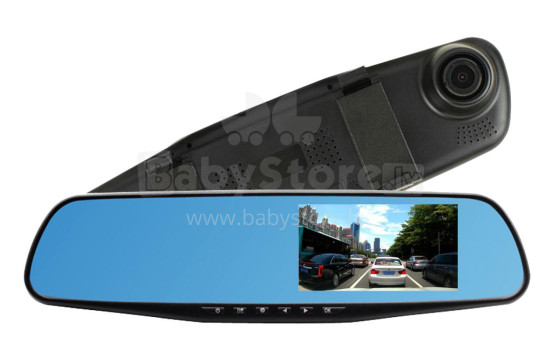 Rear view mirror camera, Display: 2.8 LCD camera: 0.3M pixel MIRROR PIX 