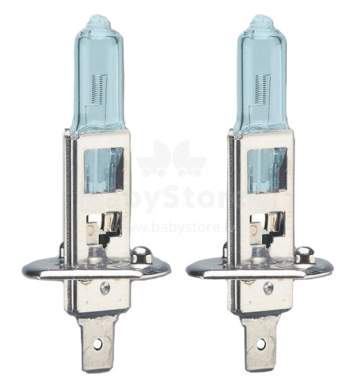 Halogen bulbs H1 SUPERWHITE, 2 pcs