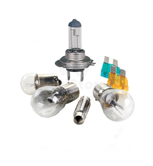 Halogen H7 bulb kit complete with fuses TROUSSE H7