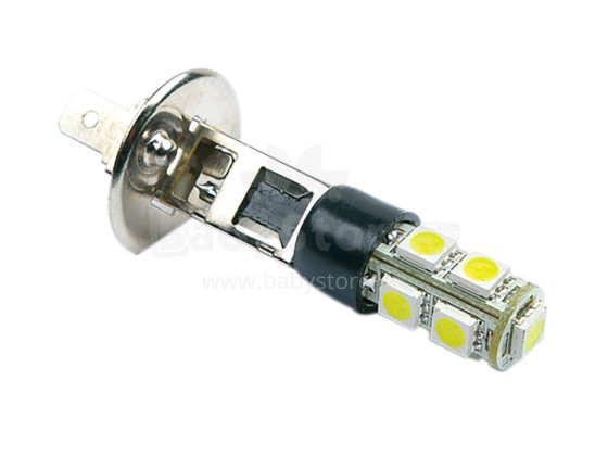 Светодиодная лампа, 1 шт., H1 12V 55W, 9SMD