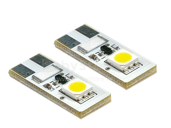 LED bulbs, 2 pcs., W5W T10 Canbus, 2SMD