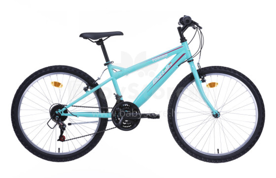 Women's bicycle 24'' ''TORINO'', tiffany blue