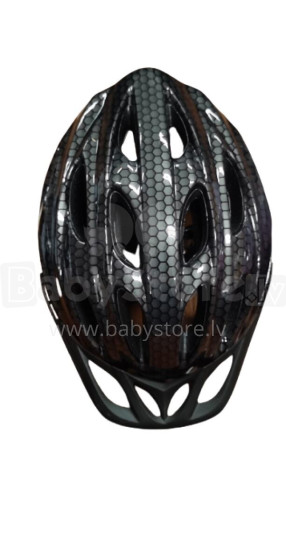 Bicycle helmet for adults BLACK, size L